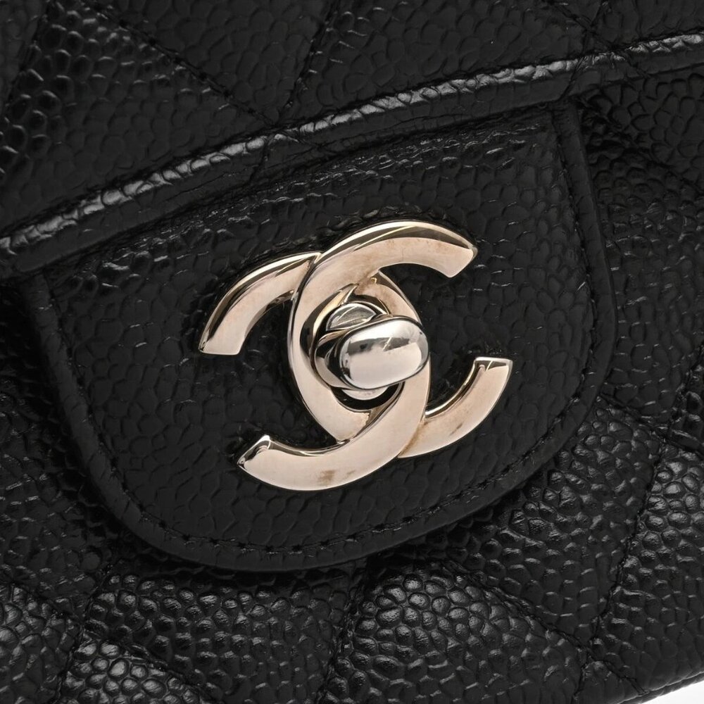 CHANEL Matrasse Classic Handbag 9.8" Black/Noir - Picture 11 of 12